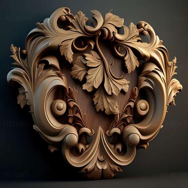 3D model baroque (STL)